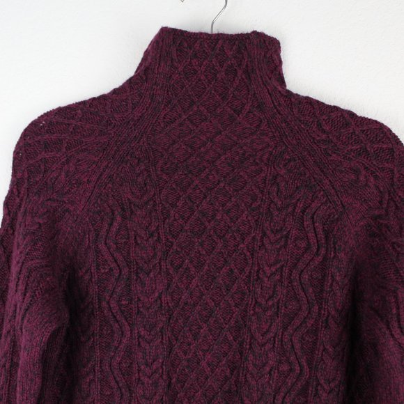 Vince Merino Cable Knit Turtleneck Sweater - Picture 11 of 13